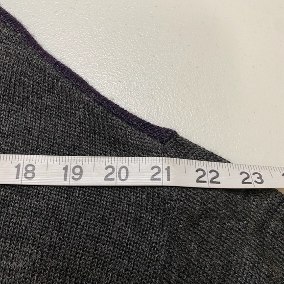 Vtg‎ 90s Cellinni Sweater Mens 2XL Blue Colorblock Wool Blend Baggy Preppy - Picture 6 of 8